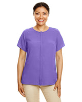 Devon & Jones Ladies' Perfect Fit™ Short-Sleeve Crepe Blouse Devon & Jones