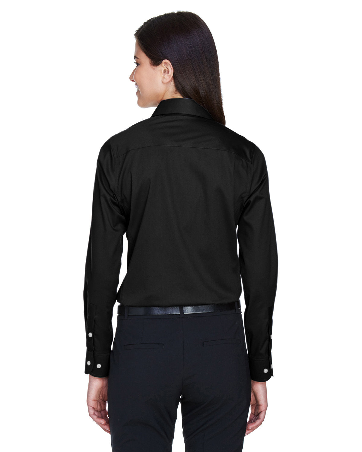 Devon & Jones Ladies' Crown Woven Collection™ Solid Stretch Twill Devon & Jones
