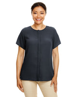 Devon & Jones Ladies' Perfect Fit™ Short-Sleeve Crepe Blouse Devon & Jones