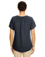 Devon & Jones Ladies' Perfect Fit™ Short-Sleeve Crepe Blouse Devon & Jones