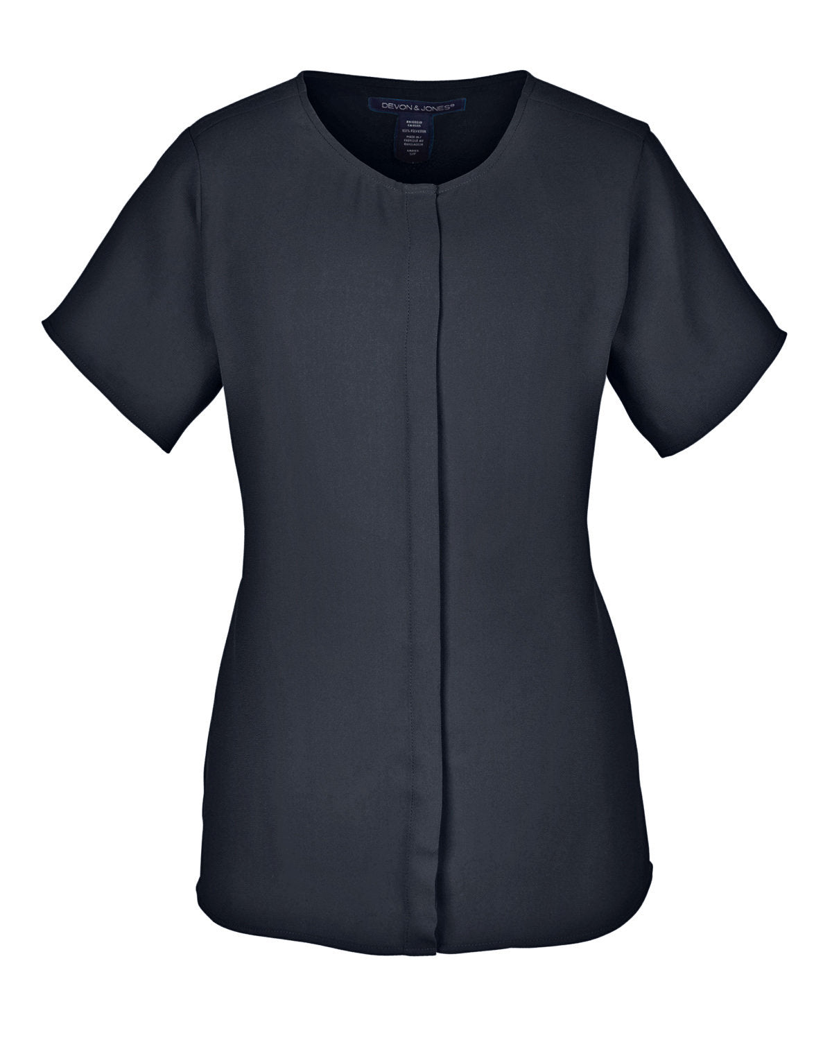 Devon & Jones Ladies' Perfect Fit™ Short-Sleeve Crepe Blouse Devon & Jones