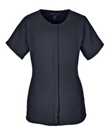 Devon & Jones Ladies' Perfect Fit™ Short-Sleeve Crepe Blouse Devon & Jones