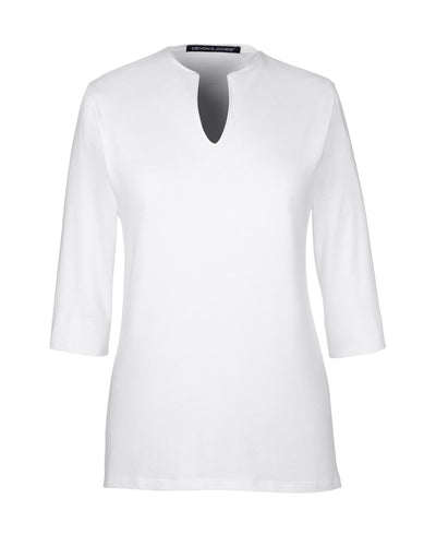 Devon & Jones Ladies' Perfect Fit™ Tailored Open Neckline Top