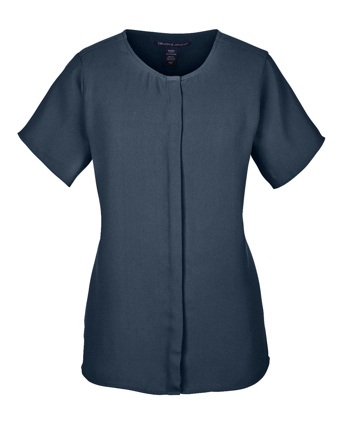 Devon & Jones Ladies' Perfect Fit™ Short-Sleeve Crepe Blouse Devon & Jones