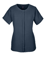 Devon & Jones Ladies' Perfect Fit™ Short-Sleeve Crepe Blouse Devon & Jones