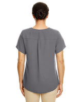 Devon & Jones Ladies' Perfect Fit™ Short-Sleeve Crepe Blouse Devon & Jones