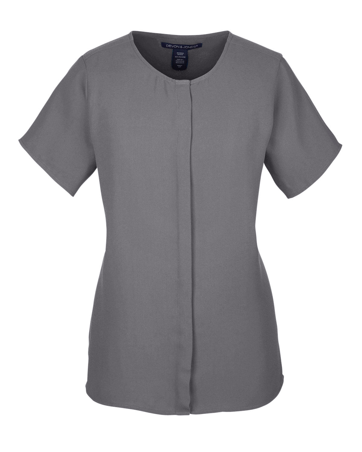Devon & Jones Ladies' Perfect Fit™ Short-Sleeve Crepe Blouse Devon & Jones