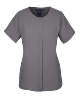 Devon & Jones Ladies' Perfect Fit™ Short-Sleeve Crepe Blouse Devon & Jones