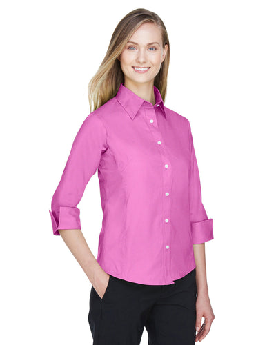 Devon & Jones Ladies' Perfect Fit™ 3/4-Sleeve Stretch Poplin Blouse