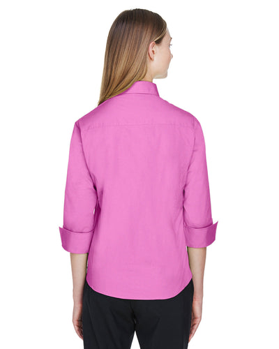 Devon & Jones Ladies' Perfect Fit™ 3/4-Sleeve Stretch Poplin Blouse