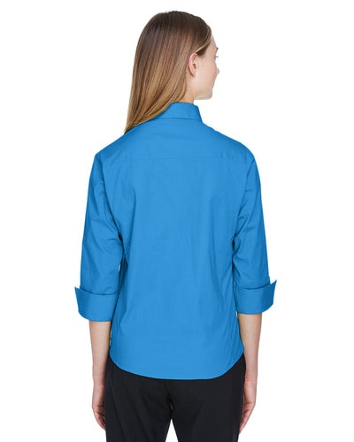 Devon & Jones Ladies' Perfect Fit™ 3/4-Sleeve Stretch Poplin Blouse