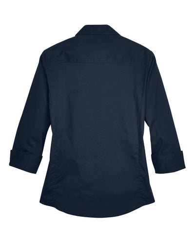 Devon & Jones Ladies' Perfect Fit™ 3/4-Sleeve Stretch Poplin Blouse