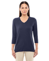 Devon & Jones Ladies' Perfect Fit™ Bracelet-Length V-Neck Top Womens Apparel Shirts & Tops