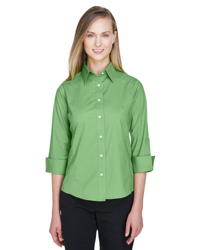 Devon & Jones Ladies' Perfect Fit™ 3/4-Sleeve Stretch Poplin Blouse