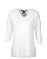 Devon & Jones Ladies' Perfect Fit™ Bracelet-Length V-Neck Top Womens Apparel Shirts & Tops