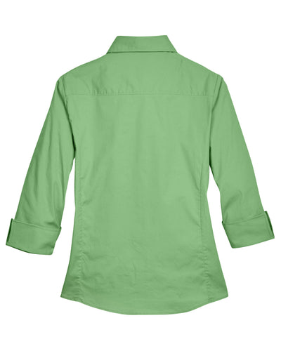 Devon & Jones Ladies' Perfect Fit™ 3/4-Sleeve Stretch Poplin Blouse