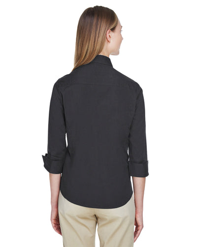 Devon & Jones Ladies' Perfect Fit™ 3/4-Sleeve Stretch Poplin Blouse