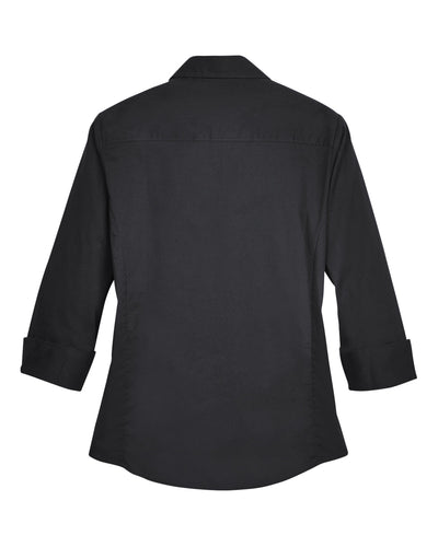 Devon & Jones Ladies' Perfect Fit™ 3/4-Sleeve Stretch Poplin Blouse