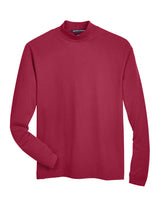 Devon & Jones Adult Sueded Cotton Jersey Mock Turtleneck Devon & Jones