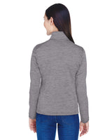 Devon & Jones Ladies' Newbury Mélange Fleece Quarter-Zip Devon & Jones