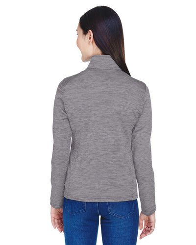 Devon & Jones Ladies' Newbury Mélange Fleece Quarter-Zip