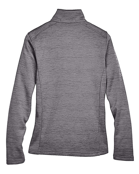 Devon & Jones Ladies' Newbury Mélange Fleece Quarter-Zip Devon & Jones