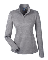 Devon & Jones Ladies' Newbury Mélange Fleece Quarter-Zip Devon & Jones