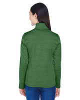 Devon & Jones Ladies' Newbury Mélange Fleece Quarter-Zip Devon & Jones