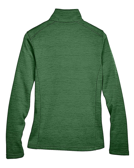 Devon & Jones Ladies' Newbury Mélange Fleece Quarter-Zip Devon & Jones