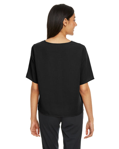 Devon & Jones Ladies' Perfect Fit™ Tie-Front Blouse