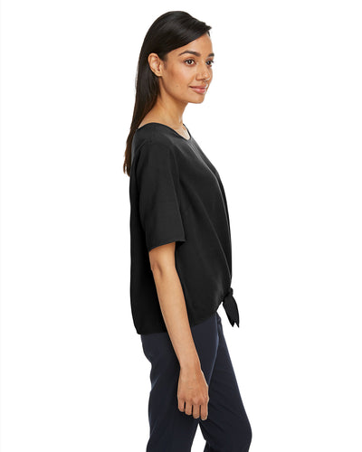 Devon & Jones Ladies' Perfect Fit™ Tie-Front Blouse