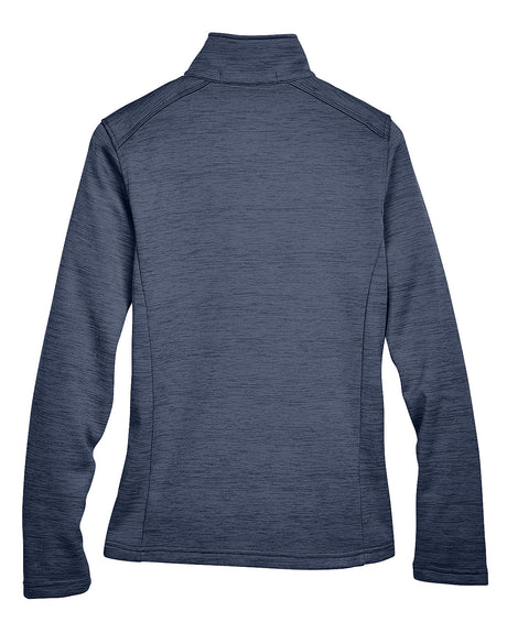 Devon & Jones Ladies' Newbury Mélange Fleece Quarter-Zip Devon & Jones