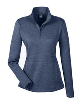 Devon & Jones Ladies' Newbury Mélange Fleece Quarter-Zip Devon & Jones