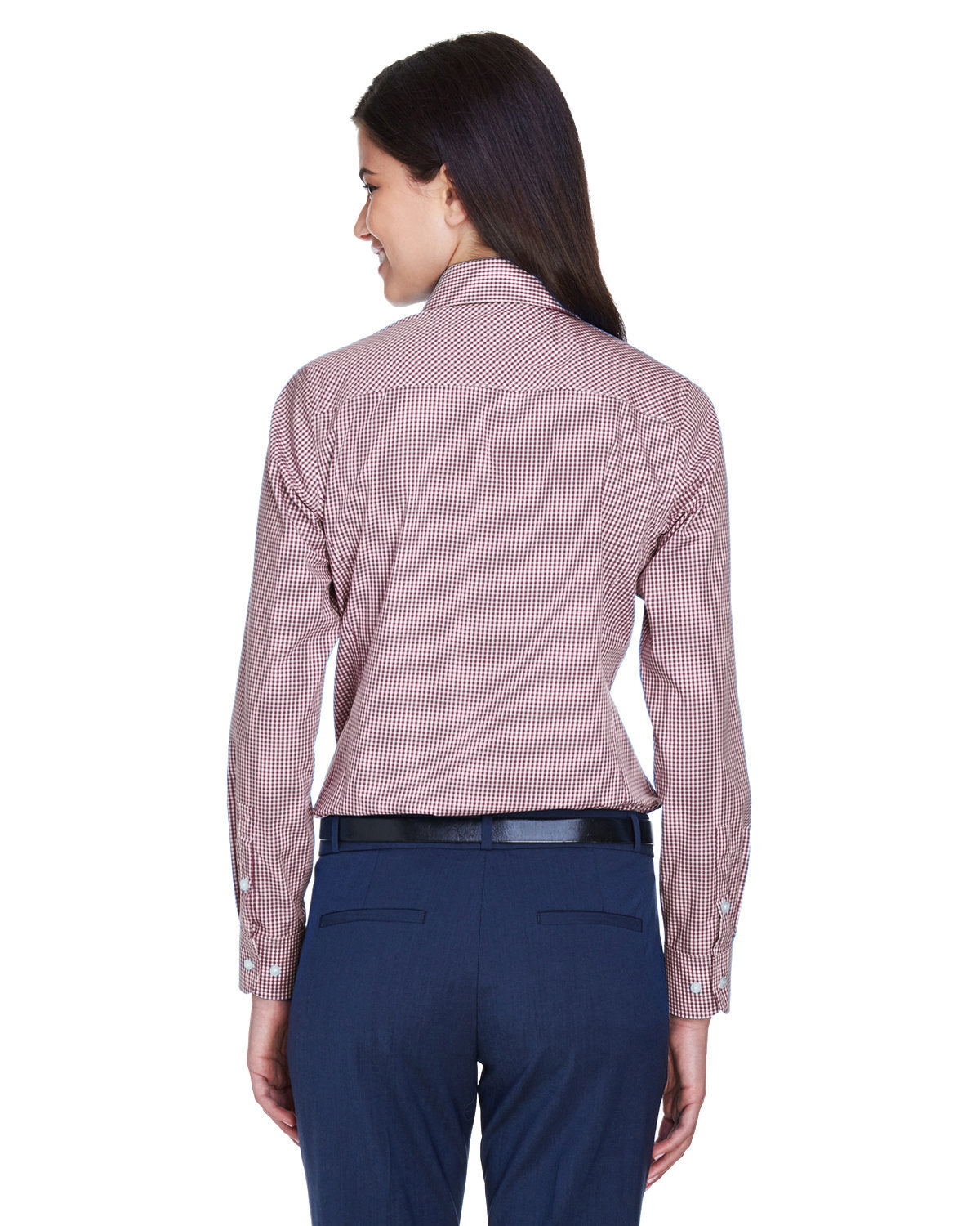 Devon & Jones Ladies' Crown Woven Collection™ Gingham Check Devon & Jones