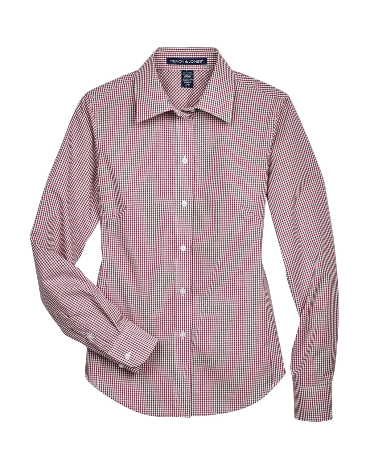 Devon & Jones Ladies' Crown Woven Collection™ Gingham Check Devon & Jones