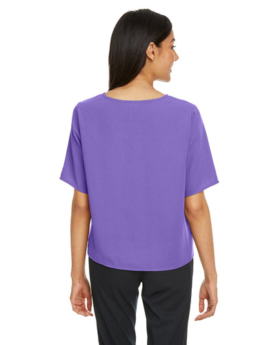 Devon & Jones Ladies' Perfect Fit™ Tie-Front Blouse