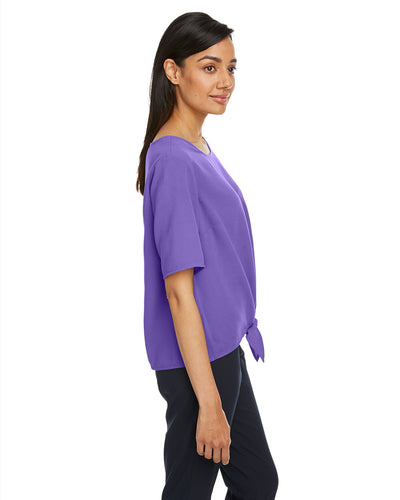 Devon & Jones Ladies' Perfect Fit™ Tie-Front Blouse