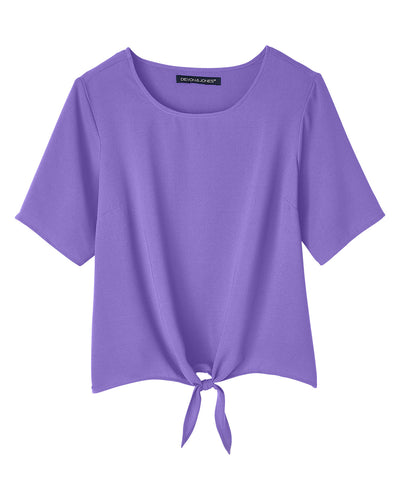 Devon & Jones Ladies' Perfect Fit™ Tie-Front Blouse