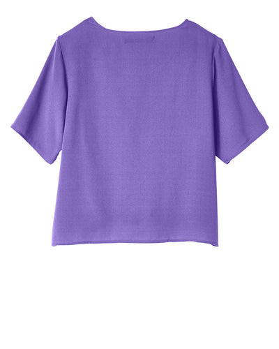 Devon & Jones Ladies' Perfect Fit™ Tie-Front Blouse
