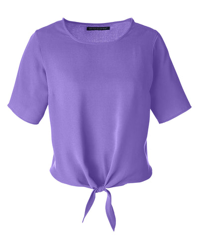 Devon & Jones Ladies' Perfect Fit™ Tie-Front Blouse