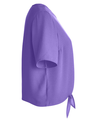 Devon & Jones Ladies' Perfect Fit™ Tie-Front Blouse