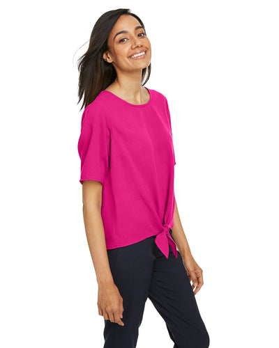 Devon & Jones Ladies' Perfect Fit™ Tie-Front Blouse