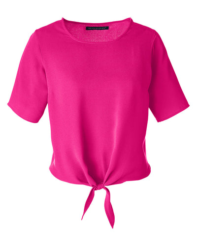 Devon & Jones Ladies' Perfect Fit™ Tie-Front Blouse