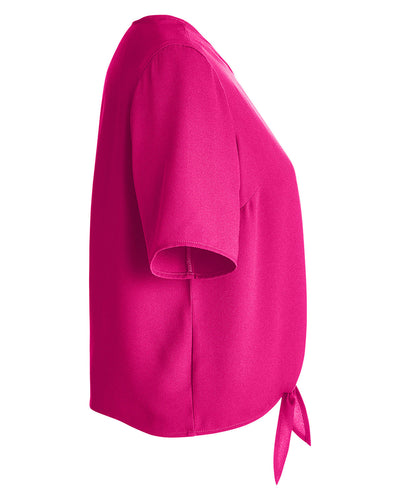 Devon & Jones Ladies' Perfect Fit™ Tie-Front Blouse