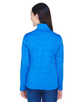 Devon & Jones Ladies' Newbury Mélange Fleece Quarter-Zip Devon & Jones