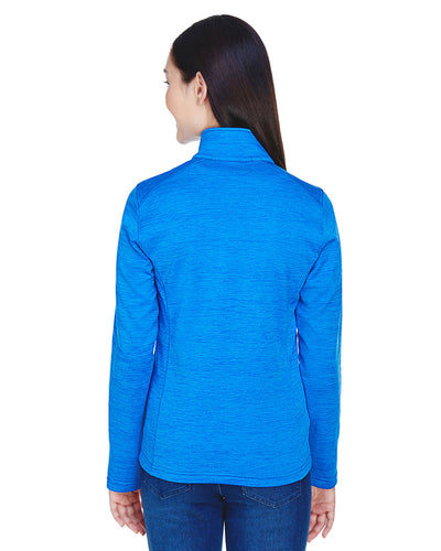 Devon & Jones Ladies' Newbury Mélange Fleece Quarter-Zip