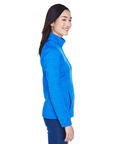 Devon & Jones Ladies' Newbury Mélange Fleece Quarter-Zip