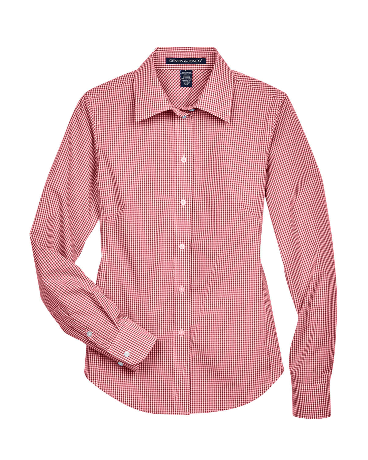 Devon & Jones Ladies' Crown Woven Collection™ Gingham Check Devon & Jones