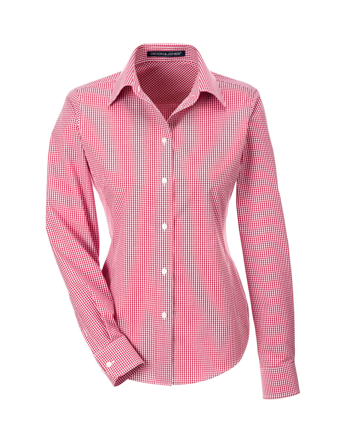 Devon & Jones Ladies' Crown Woven Collection™ Gingham Check Devon & Jones