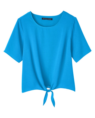 Devon & Jones Ladies' Perfect Fit™ Tie-Front Blouse